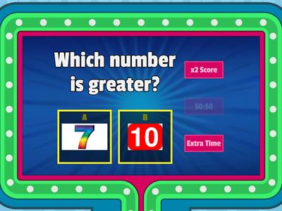 Comparing Numbers to 20