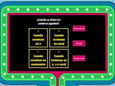   Reglas básicas de acentuación: TÍA PAZ