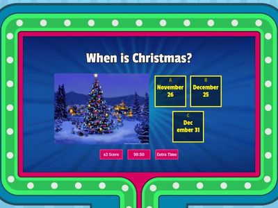 Christmas Games English 7