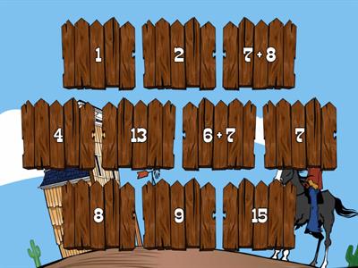 Addition facts within 20