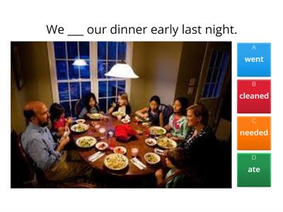 Past simple verbs - grade 5 