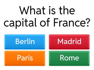 General Knowledge Quiz