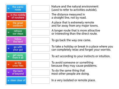 RM C1 unit 7A idioms/fixed phrases