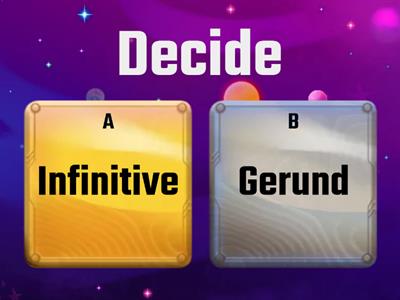 Gerund/Infinitive (Intermediate) 