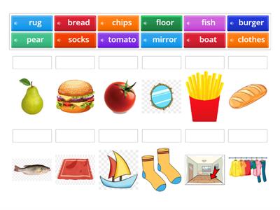 Starters 1 - Reading - Writing Part 2 VOCABULARY