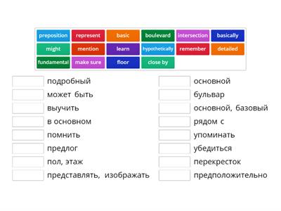 on in at - preposition of place ENGVID