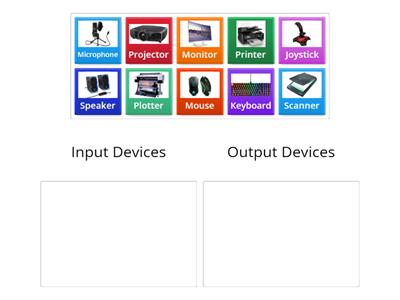 Input and Output Devices