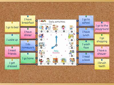 501 Diagrama de actividad diaria etiquetado.