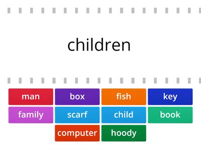 Plural nouns