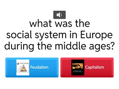 Answer about the Middle Ages