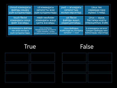Linux операциялық жүйесін қайталау