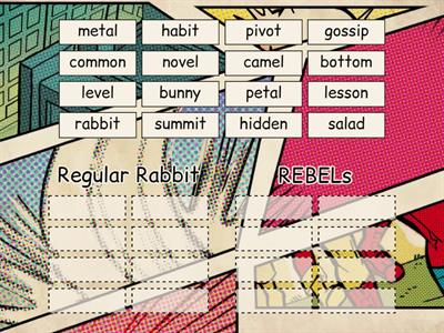 Regular Rabbit vs. REBELs