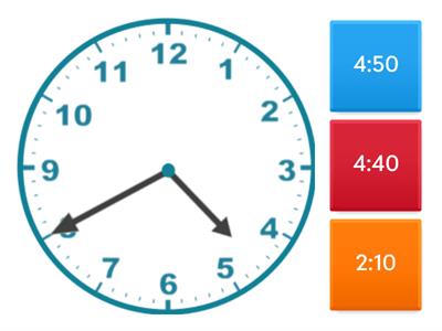 Telling Time (5 minutes): T2S