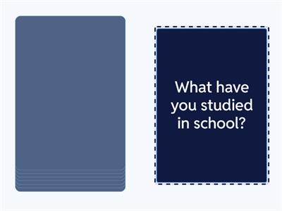 Present Perfect Questions