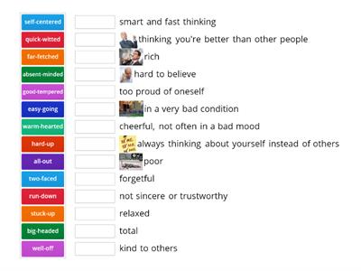 compound adjectives matchup