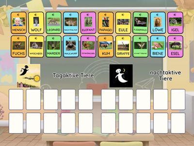 Tag- und Nachaktive Tiere