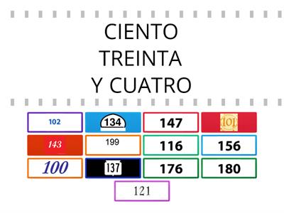  NUMERACIÓN HASTA EL 200