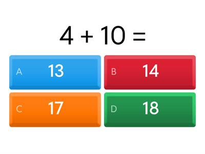 Addition within 20
