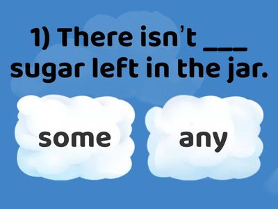 Practice quiz: “some” vs “any” (20 questions)