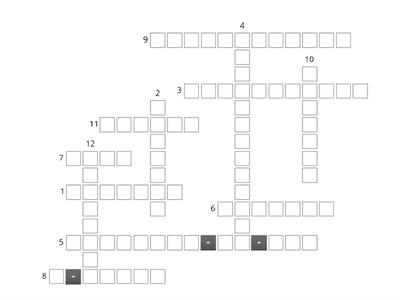 CROSSWORD 13