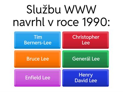 Kvíz o WWW