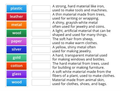 Materials. Prepare 7. Unit 6