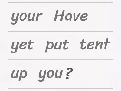 Ch.5 Sentence making 