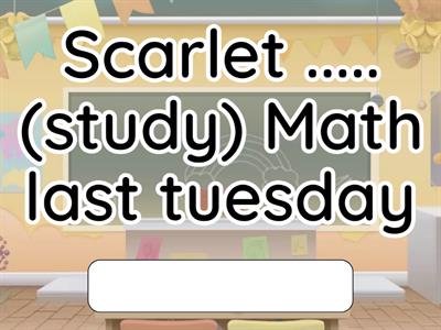 SIMPLE PRESENT AND SIMPLE PAST 