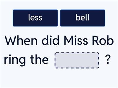 KJ 1-226&231 (fell,web,bell,would,less, Could,shell,pet)