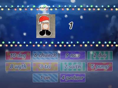 Numicon Nadolig 1-10 