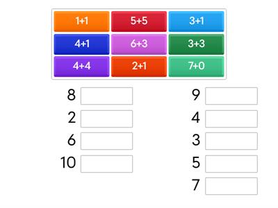 חיבור וחיסור עד 10