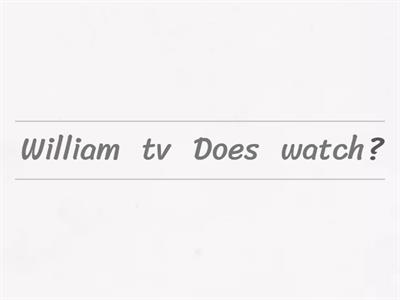 Present simple- interrogative form