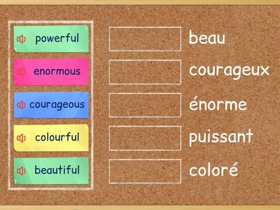 Adjectives:  -ous/ ful