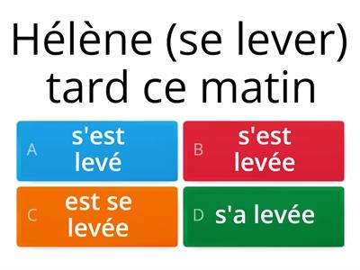  Le passé composé des verbes pronominaux