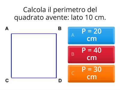 Perimetro e area del quadrato: formule dirette e inverse