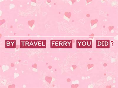 past simple affirmative/ negative/ interrogative