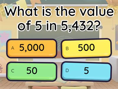 Place values Grade 5 