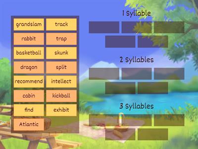 3.4 How many syllables Sort