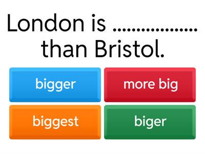 Comparative Adjectives