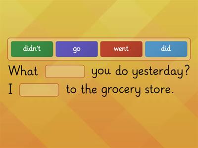 More Past Tense Exercises 