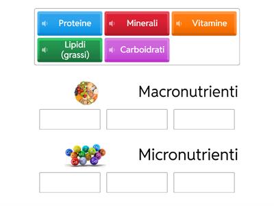 Fabbisogno di macronutrienti e micronutrienti (dieta nello sport)