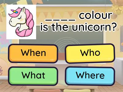 WH-Questions, 4th Grade