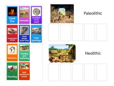 Paleolithic vs Neolithic Sort