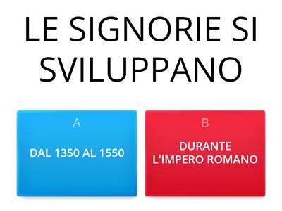 LE SIGNORIE