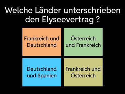 die deutsch-französische Freundschaft