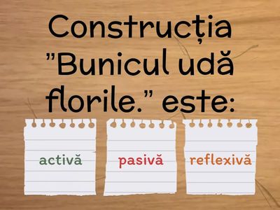 Test recapitulare constructii verbale