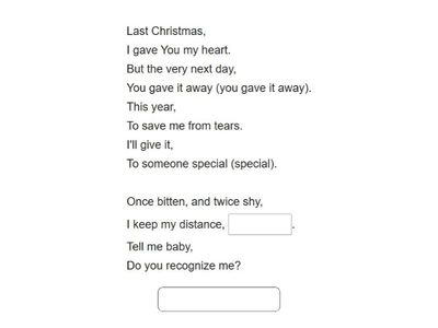 Christmas Escape Room - songs