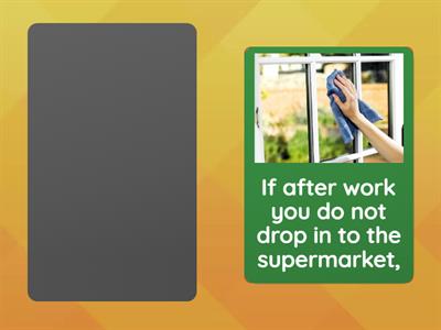 Murphy`s law. First conditional