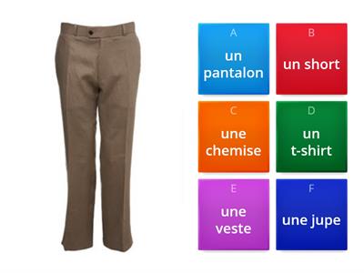  Les Vêtements et Les Couleurs