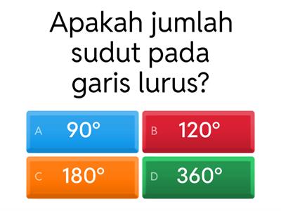 Sudut Garis Lurus, Sudut Refleks & Sudut Putaran Lengkap